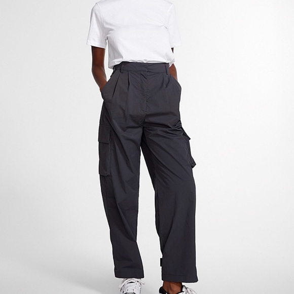 HIGH RISE CARGO PANTS - Picture 1 of 11